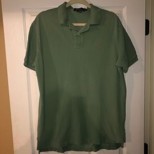 Polo by Ralph Lauren Men's Green Button Down Shirt